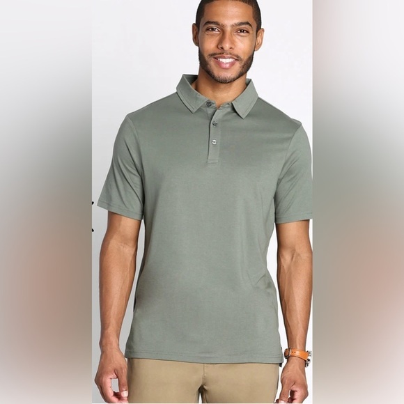 XL Green Pima Cotton Polo by JachsNY
 Brand New with Tags - Picture 3 of 8